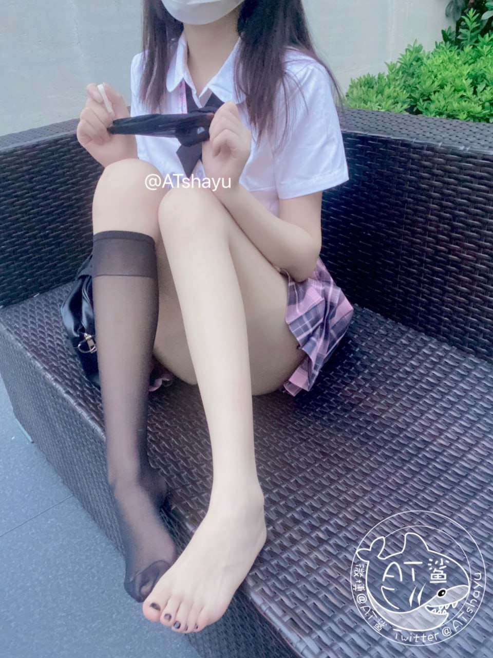 开心一下，AT鲨：19岁JK+巫女 拿去吧-福利岛