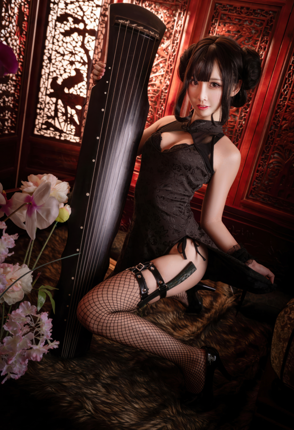 面饼仙儿 NO.151 魔女旗袍 【33P322M】-福利岛