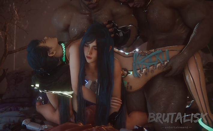 Brutalisk 2510：伊芙+渡鸦+爱丽丝+蒂法 性感女神姐妹花激情双飞[4.2G]-福利岛