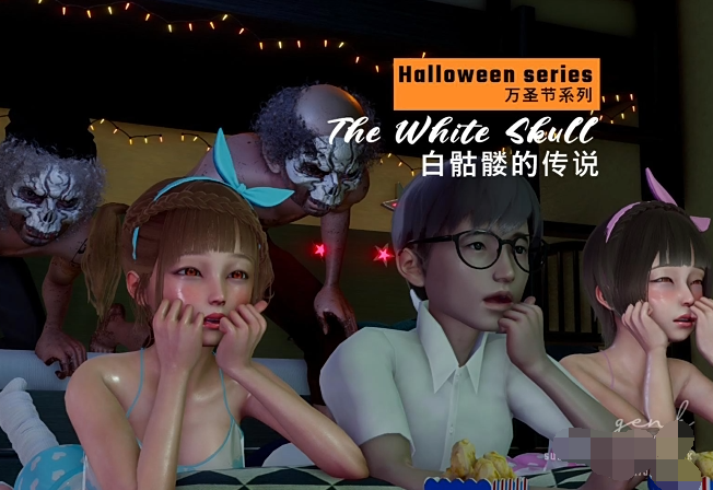 GEN.K 11月新作：The White Skull-白骷髅 迷糊姐妹花被流浪汉入室侵犯中出[2G]-福利岛