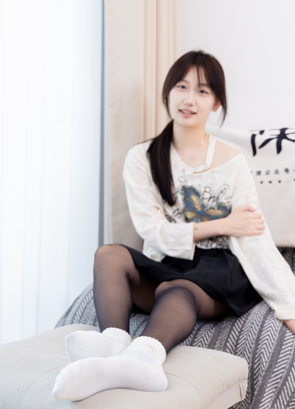 [BoBoSocks袜啵啵] NO.602 香菜 – 长靴 白棉袜 薄黑丝 【144P1V5.51G】-福利岛