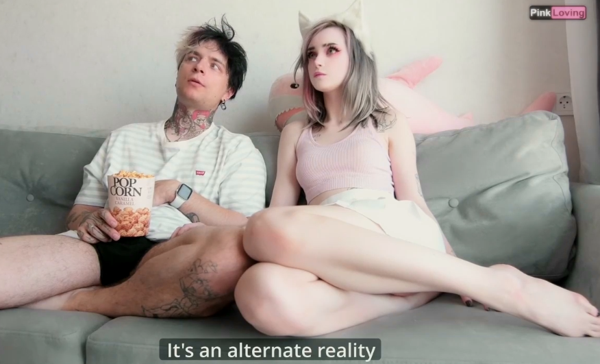 欧美高颜值白虎女神【pinkloving】兄妹乱伦邀请妹妹看电影有惊喜直接内射爆操-福利岛