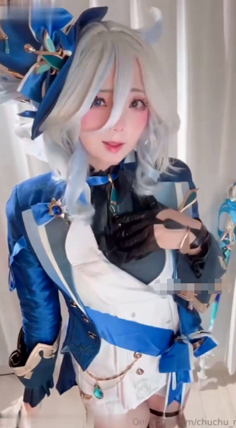 cos福利姬【chuchu_n】单独解锁,芙宁娜道具固定强制高潮,榨了好多白浆 【1V 1GB】-福利岛