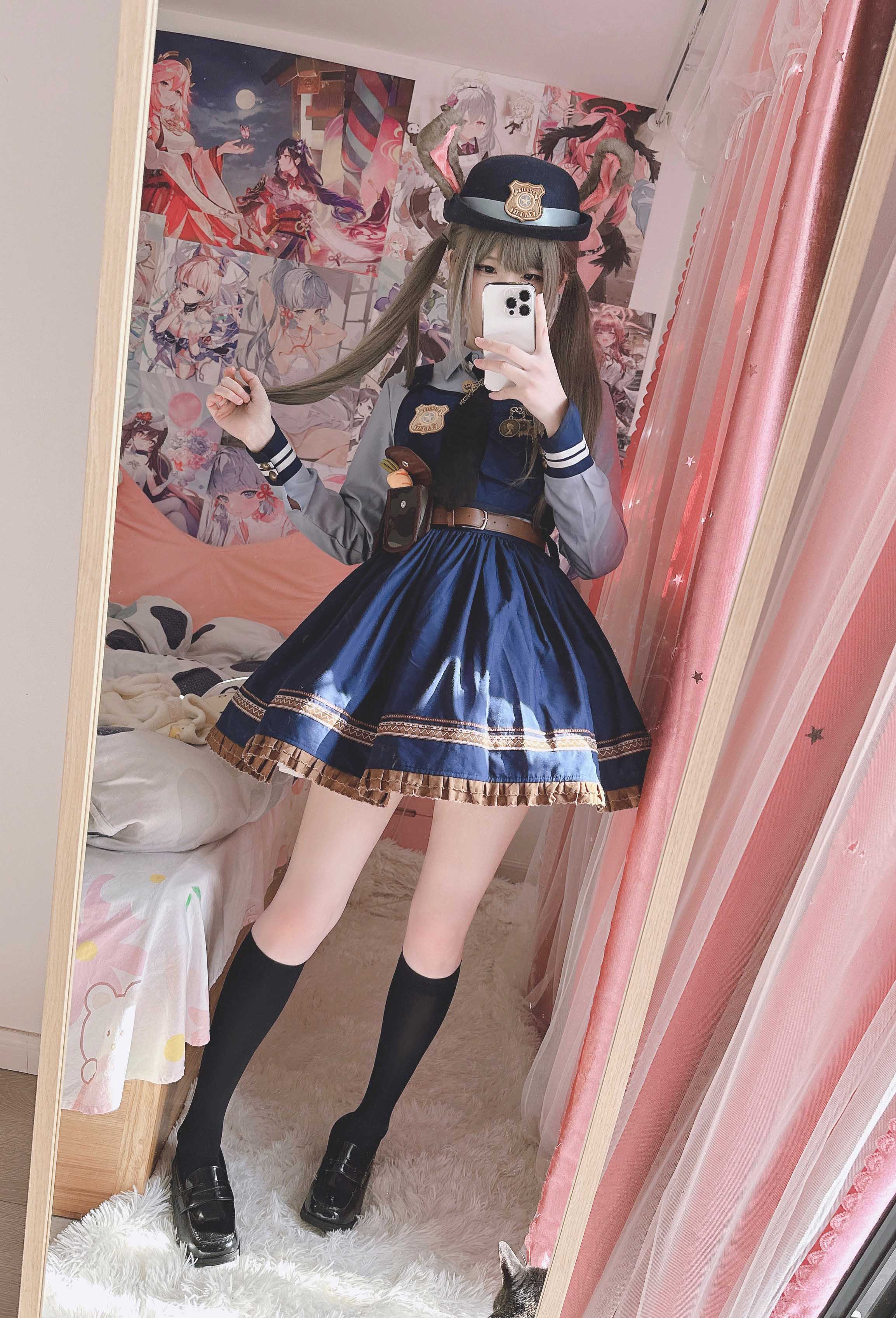 【带视频版】习呆呆 – 25年11月 兔子警官 [16P+1V][60MB百度云]-福利岛