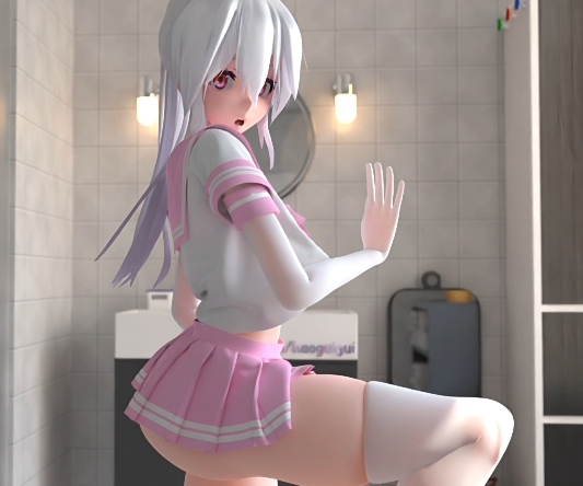 好龟龟【19】Nice Body (Bathroom,Haku) [1G]-福利岛