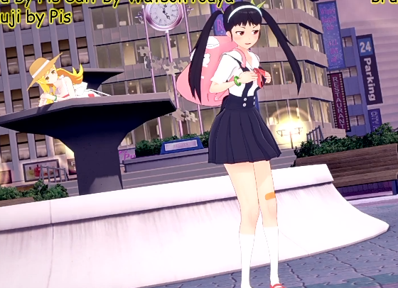 [MMD]Bruhchenko69： Futa Shinobu Creampies Hachikuji in Different Outfits[700M]-福利岛
