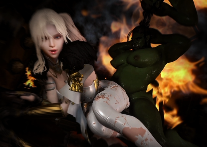 小风：CZERN 金发巨乳御姐兽人巨根侵犯中出[1.9G]-福利岛