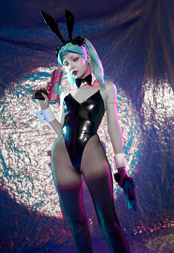 Mashiro_M – 瑞贝卡兔女郎 赛博朋克【25P 315MB】-福利岛