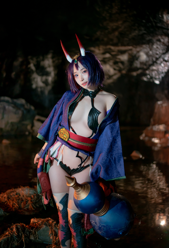DJAWA Bambi (밤비) Shutendoji Cosplay FGO-酒吞童子 【39P479M】-福利岛