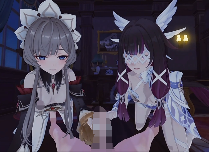 INock 12月6 双飞白丝桑多涅和哥伦比娅[270M]-福利岛