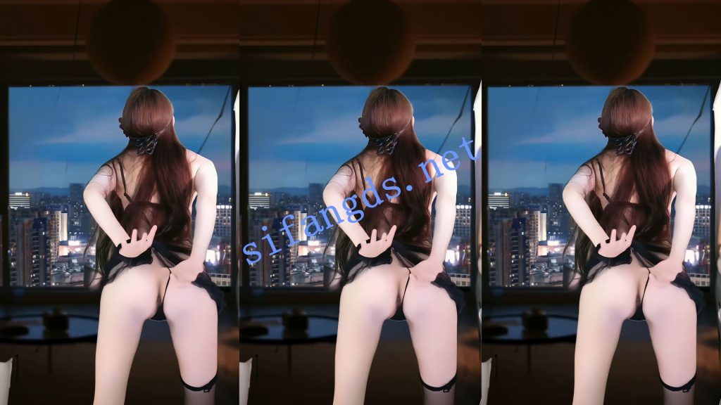 【CC】白妖妖9月最新裸舞第一弹6V，丁字裤拉扯漏后眼【6V】【1.86G】 预览图 8