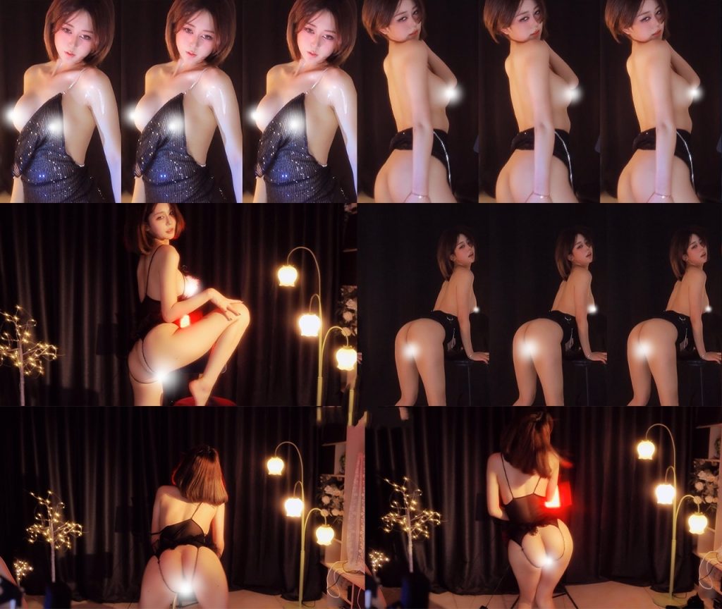 【CC 胡椒】多视角高级大尺定制热舞 迷人肉体脱衣全褪 爆乳葡萄 跪地顶臀怼屏骑脸 劲爆动感抖抖抖！【4V】【1G】 预览图 3