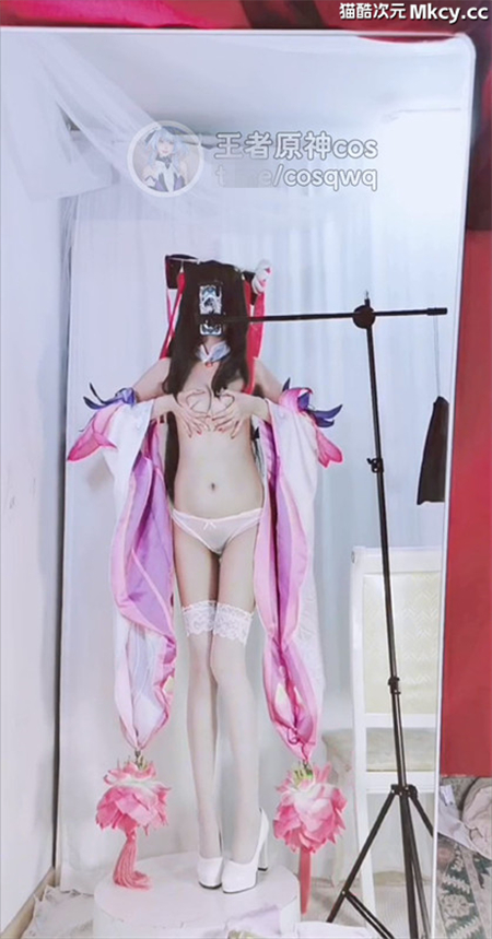 沐沐酱-新版 貂蝉原皮cos[4v/1.1G] 预览图 4