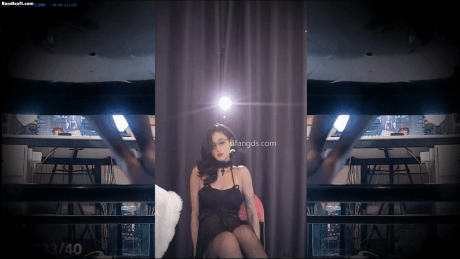 【虎牙】顾九卿 超骚主播 性感黑丝短裙 露白色内裤 双视角【5V】【334M】 预览图 6