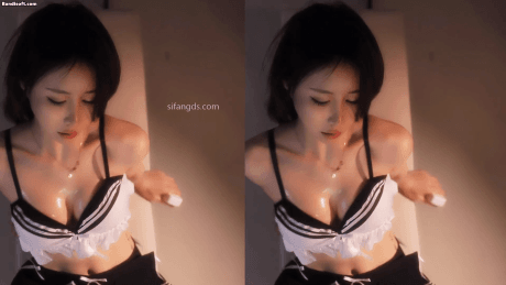 【虎牙 小羊炖土豆】情趣JK 白色三角底裤 胸抹油 上帝视角【2V】【209M】 预览图 1