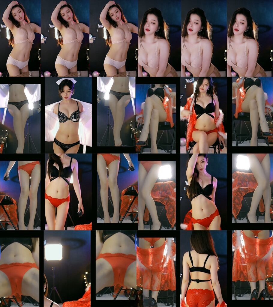 【虎牙 元气宝】尤物大尺内衣定制热舞集 前凸后翘 各种性感制服 丁字露内抖胸电臀！【25V】【3.1G】 预览图 4