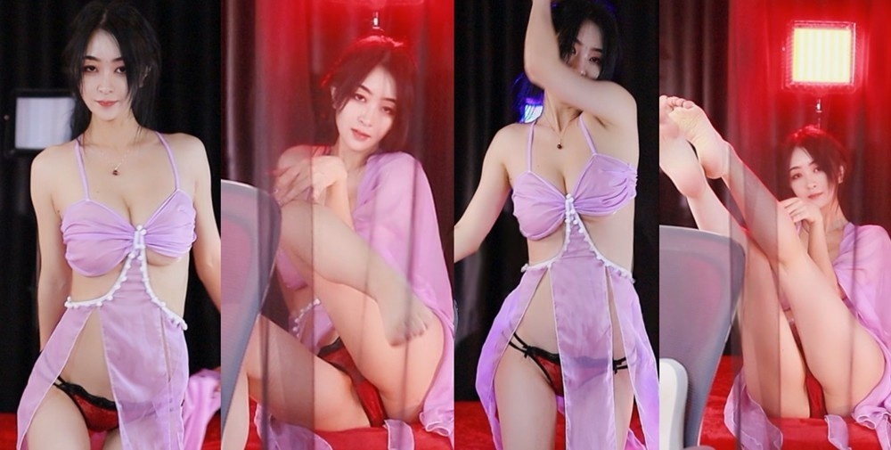 【网易CC】 姗姗 千元定制 情趣内衣 丁字裤【1V】【437M】 预览图 1