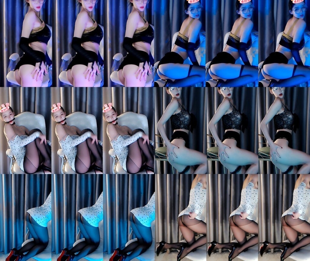 【CC 小安扬】大尺丁字定制热舞 高颜值九头身尤物 真空黑丝 销魂长腿翘臀！【6V】【591M】 预览图 2