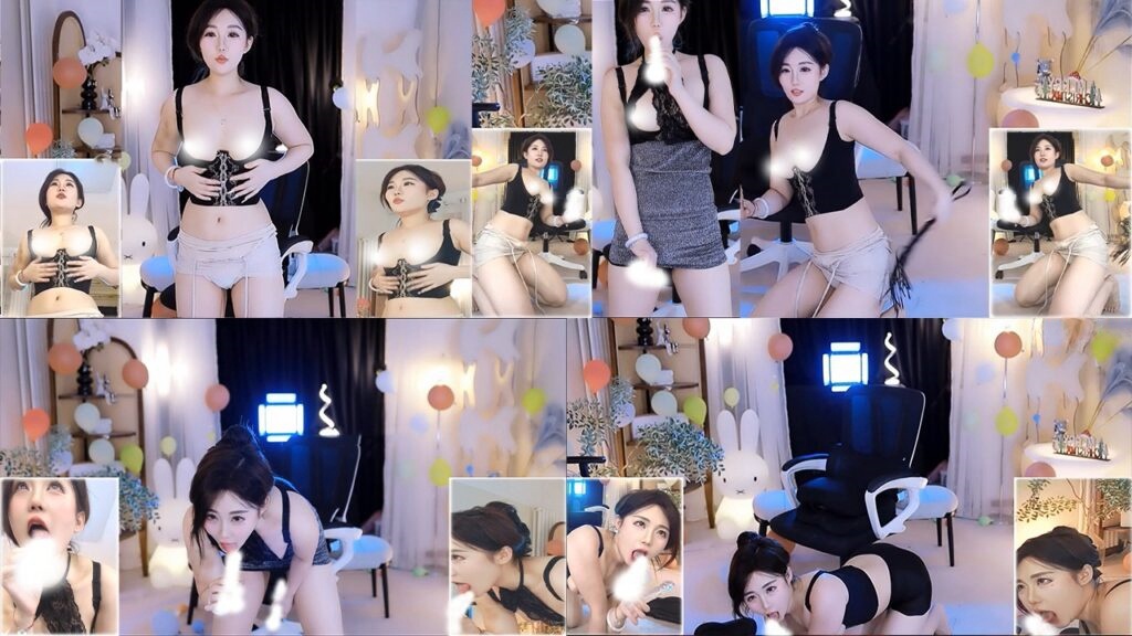 【虎牙 圣语baby】高级大尺定制热舞 真空美乳 露骨淫语娇喘口技 多视角！【2V】【1.15G】 预览图 1