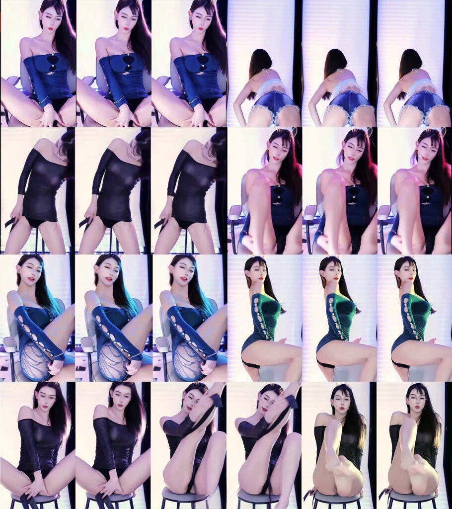 【CC 蛋挞】透视包臀裙 长腿露内 S曲线身材高挑 开腿顶臀顶胯！【6V】【1.04G】 预览图 2