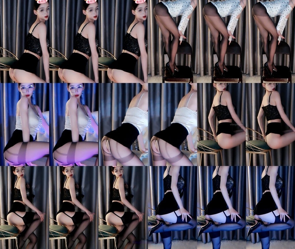 【CC 小安扬】大尺丁字定制热舞 高颜值九头身尤物 真空黑丝 销魂长腿翘臀！【6V】【591M】 预览图 1