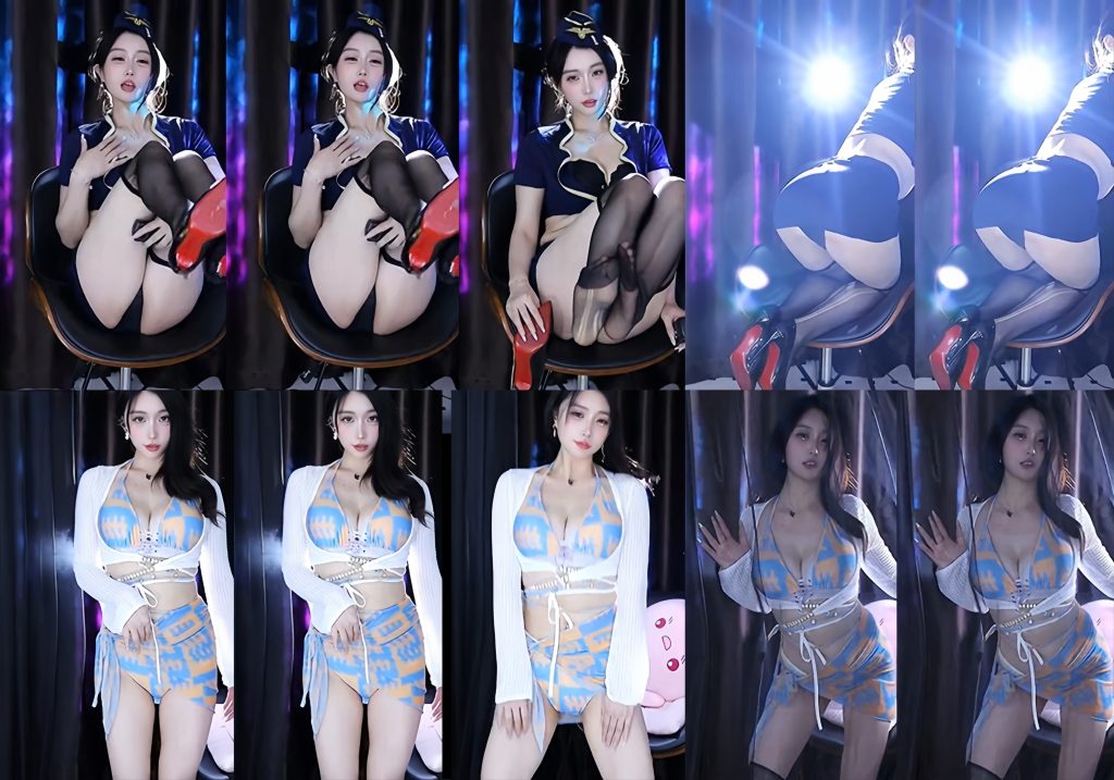 【虎牙 果酱】千元大尺定制热舞 高颜值好身材 爆乳比基尼 柔软双峰动感光波抖抖抖！【2V】【209M】 预览图 1