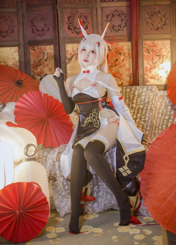 二佐Nisa – 碧蓝航线 绫波 新春旗袍 【27P 206MB】-福利岛