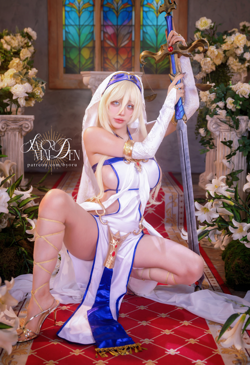 【擦边骚鸡】byoru-剑之圣女 【77P 25V 4.06GB】-福利岛