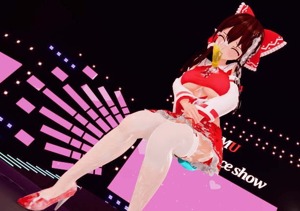 [3D][SKB騎空団 (dopurinu)] 【#40】[紳士ハンド]霊夢さんの白濁ぶっかけ着ザーダンス[980M] 预览图 2