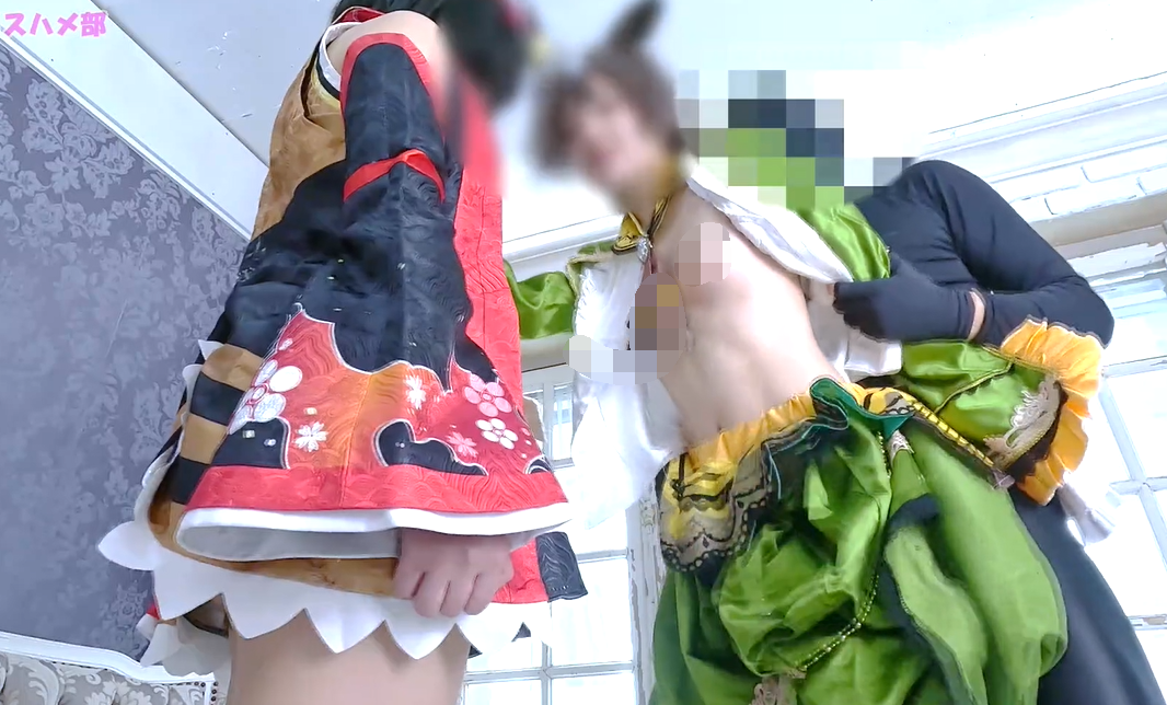 コスハメ部 赛马娘 里见光钻✘北部玄驹Cosplay淫乱3p 第二部 【1V1.44G】 预览图 2