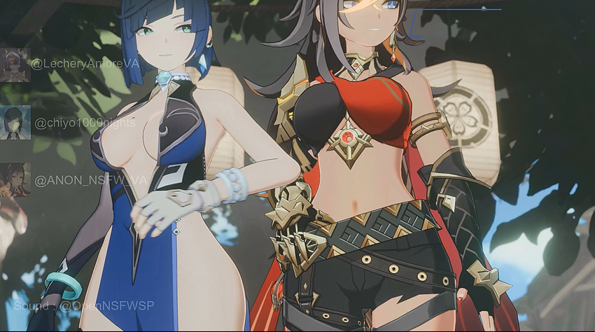 【3D动画/无修】DepiK 12月21日 Yelan and Dehya [度盘/2V+1.2GB]-福利岛