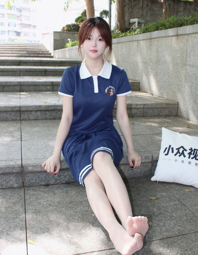 小众视觉 – 小薯条 – 连衣裙肉丝足秀 【102P1V1G】-福利岛