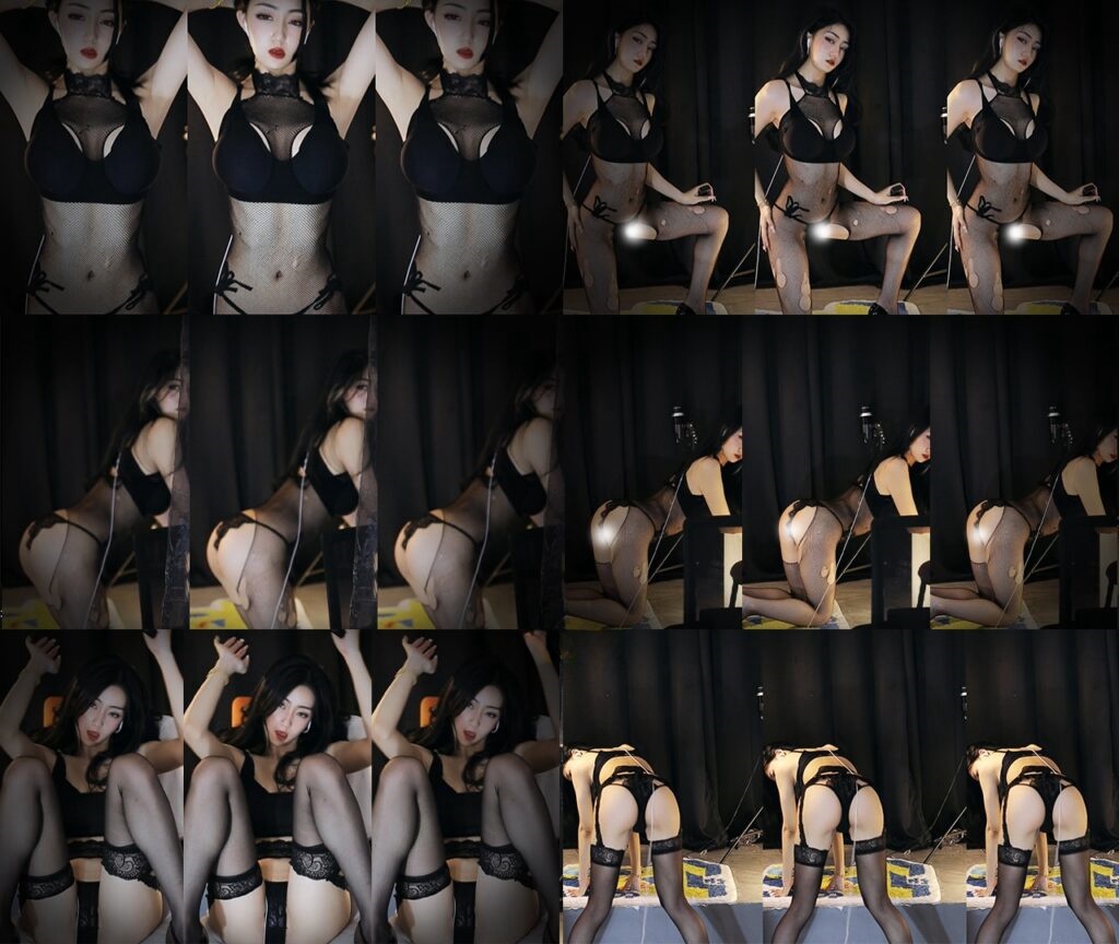 【CC 星也】土豪大尺定制热舞💥尤物御姐 开裆吊带骚话娇喘 丁字翘臀褪内森林！精彩【6V】【3.2G】 预览图 3