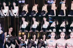 【网易CC 西瓜】颜值尤物直播整活热舞！深沟大奶 大屁股顶臀 透视露底 吊带黑丝长腿美足！超劲爆【44V】【6.72G】 预览图 1