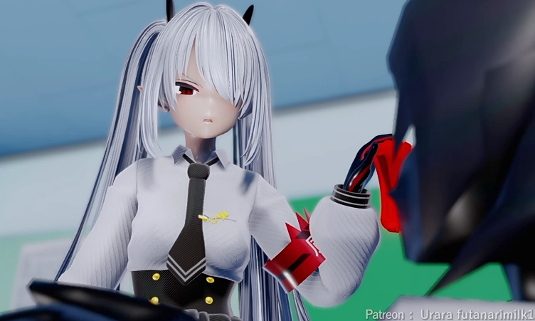 [MMD]3Dふたなり共和国 (うらら)] 11月14厳格なふたなり風紀委[1.2G] 预览图 1