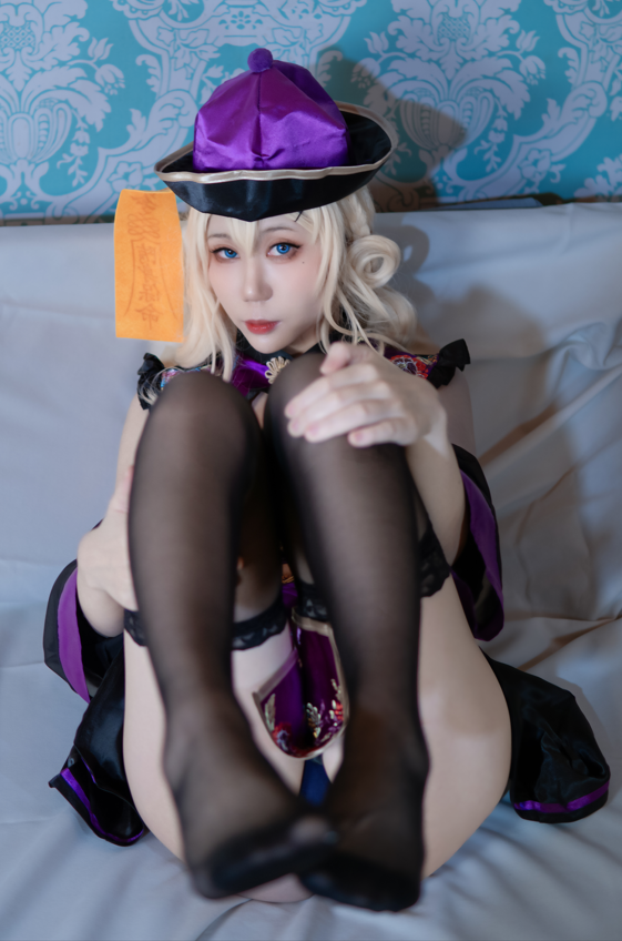 坊橋夜泊-Sugar Whip 戦闘キョンシー 紫 【40P 370MB】 预览图 2