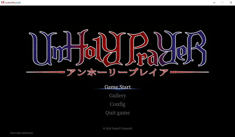 【日式ACT】罪恶的祈祷 UnHolY PraYeR 官方中文抢先体验版[2025.12.24]-福利岛