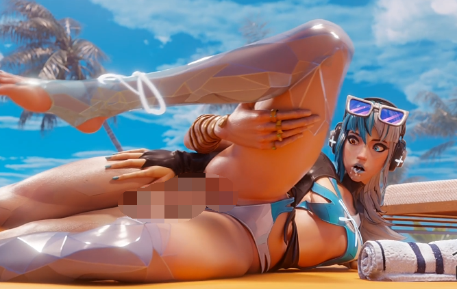 [3D]TheCount 2512：Psy X Luna P1 灵蝶&冰月花雪 性感姐妹花激情双飞[369M] 预览图 2