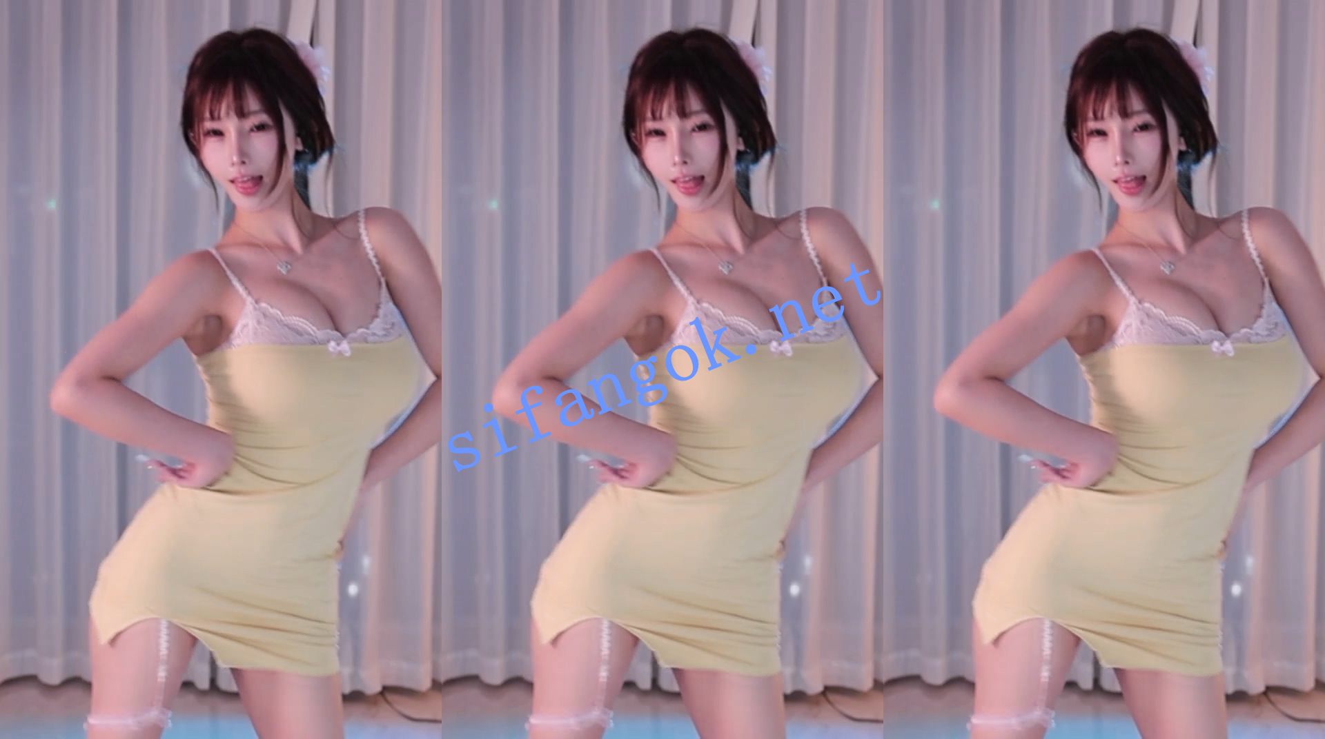 斗鱼 小悦光 高颜巨乳 大尺度骚舞 抖胸舞 肩带滑落继续跳【1V】【106M】 预览图 10