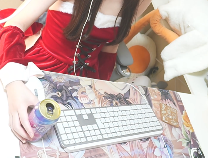 陽田鞠らいね 2025.12.24 nico メリークリスマス🎄💕ミニスカらいねサンタと晩酌しよ？🎅🍻1V529M 百度盘