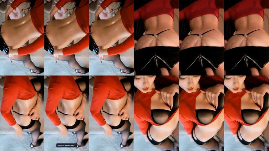 【斗鱼 奶思nice】大尺会议现场骚舞 丁字翘臀爆乳抹油吐奶上帝视角 S身材超顶！【1V】【700M】 预览图 1