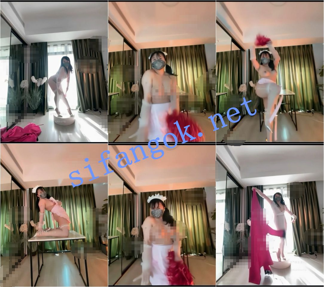 抖音 猫咪老师 舞蹈老师 露点 裸舞 抖胸 等了2年终于露点【6V】【449M】 预览图 9