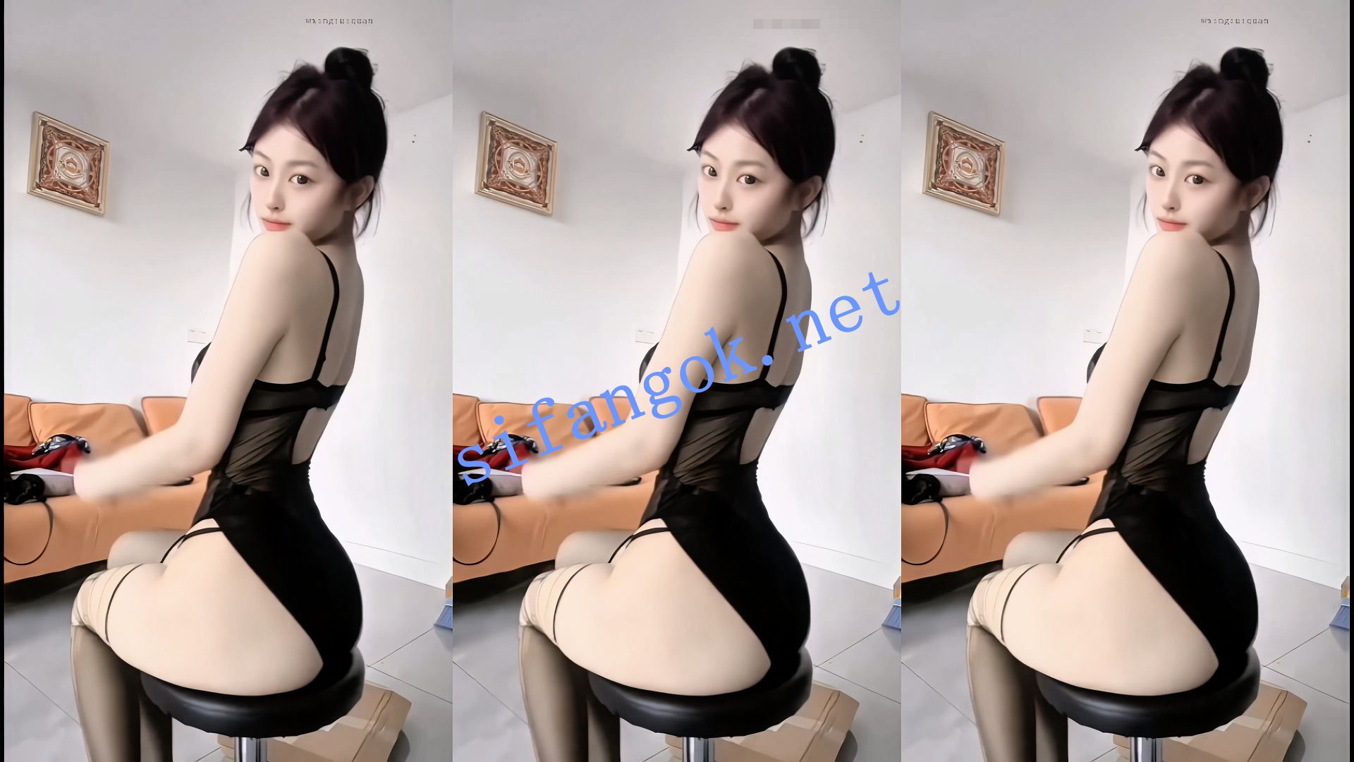 【抖音】强妈，70万粉网红主播 性感内衣福利短视频剪接版【1V】【140M】 预览图 5