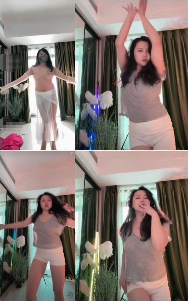 抖音 猫咪老师 舞蹈老师 露点 裸舞 抖胸 等了2年终于露点【6V】【449M】 预览图 5