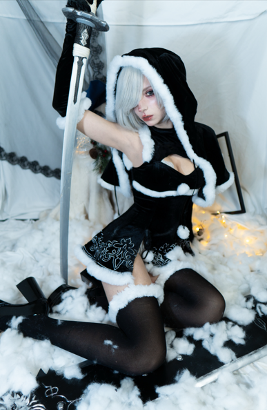 Himeecosplay – 2B 圣诞 【60P 310MB】 预览图 2