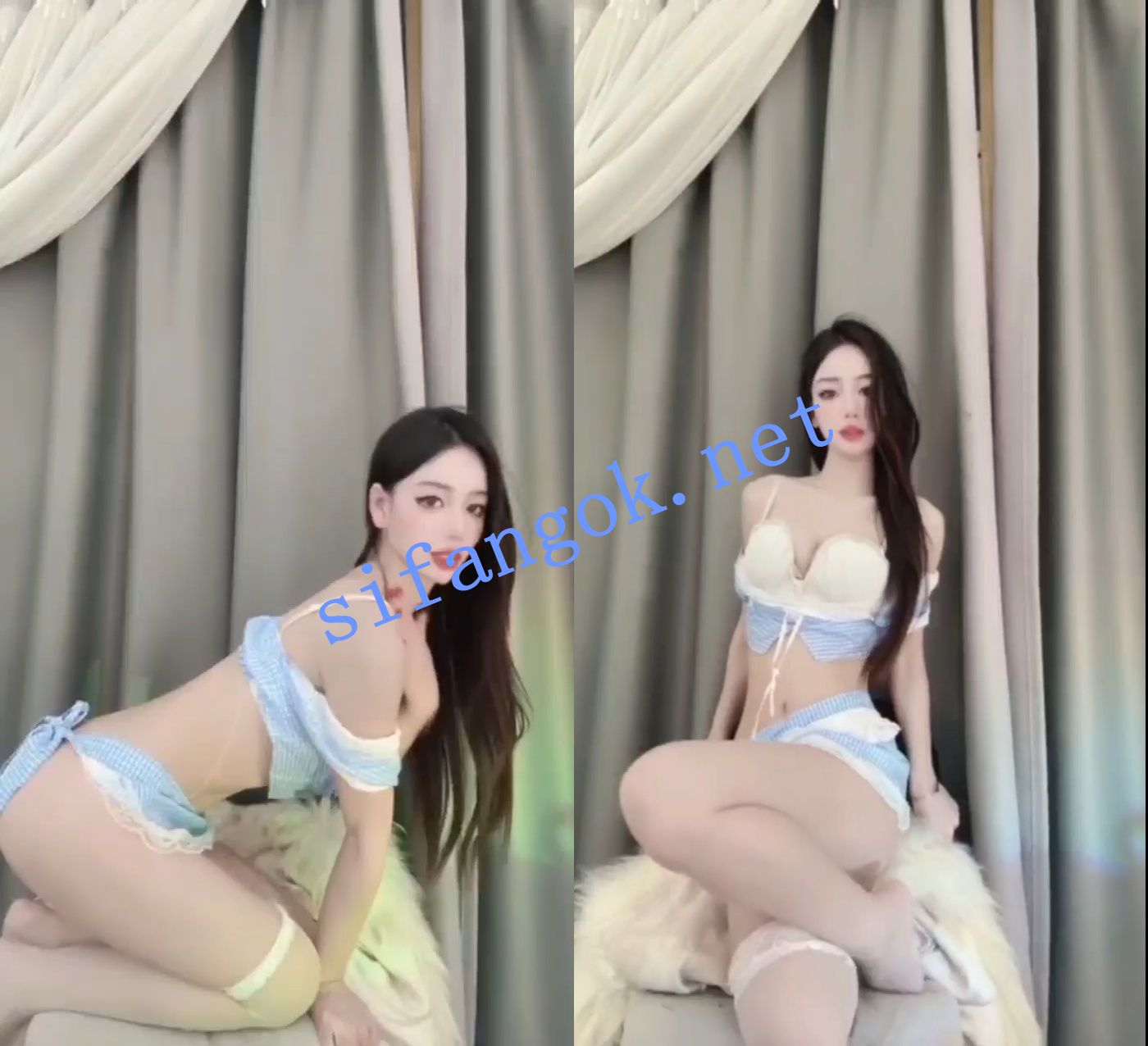 【抖音】御恩 长腿御姐 情趣内衣骚舞 自慰定制【11V】【977M】 预览图 9