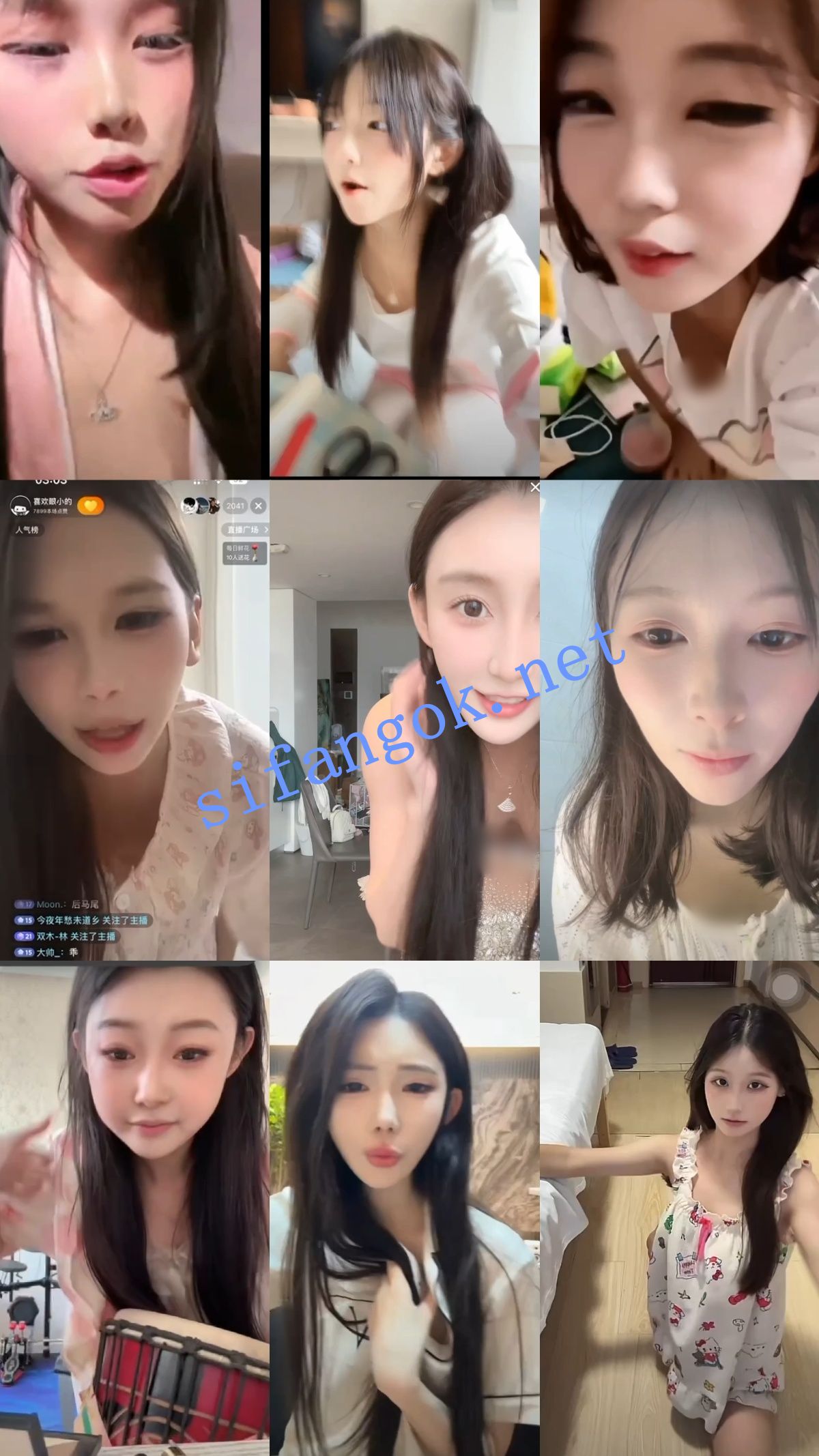 【抖音网红闪现】连麦PK 闪现露点 露穴 露毛 内裤 乳头等01【698V】【12.9G】 预览图 6