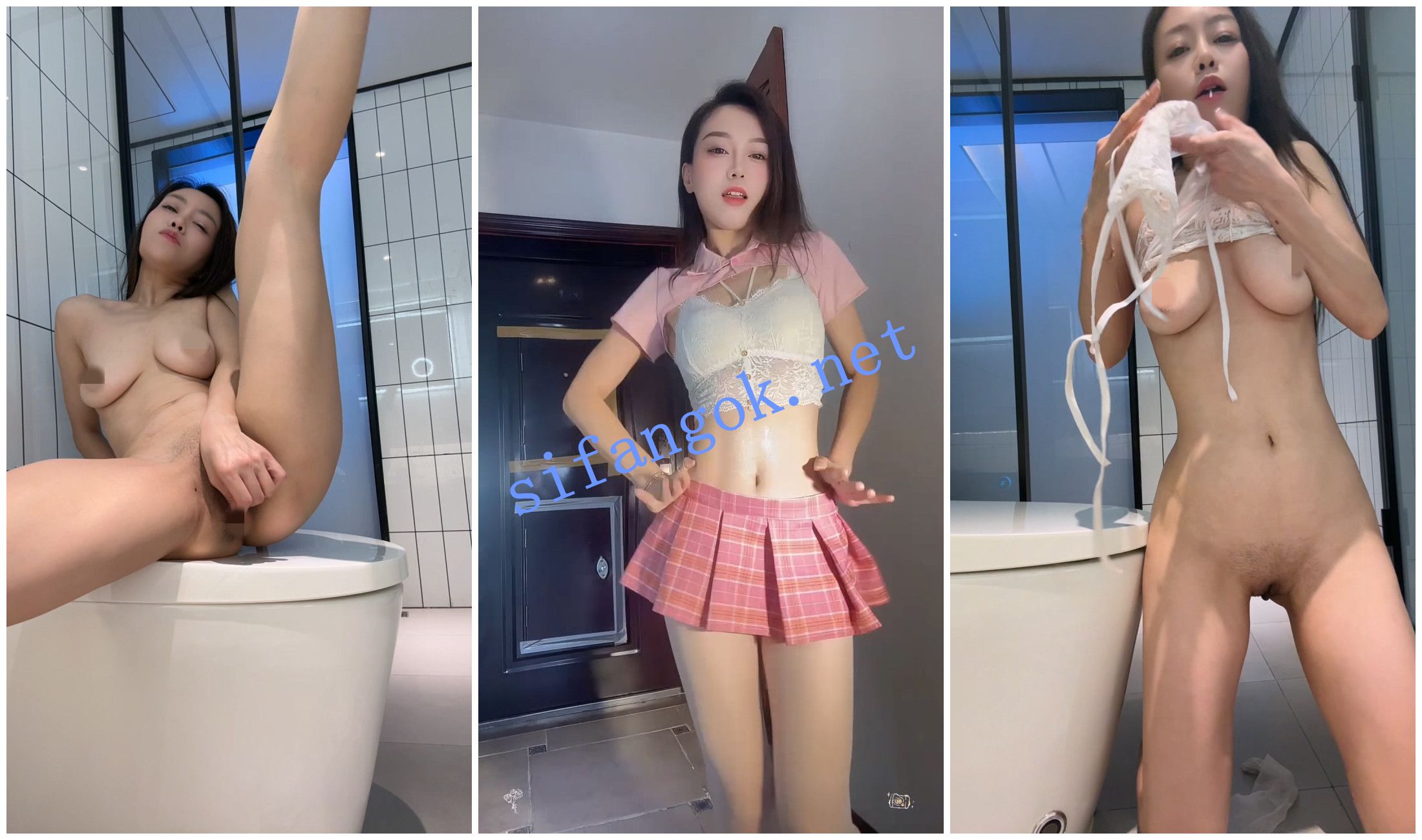 【抖音福利】一字马御姐【小鸽子 真优美】全裸自慰诱惑③【5V】【1.97G】 预览图 4