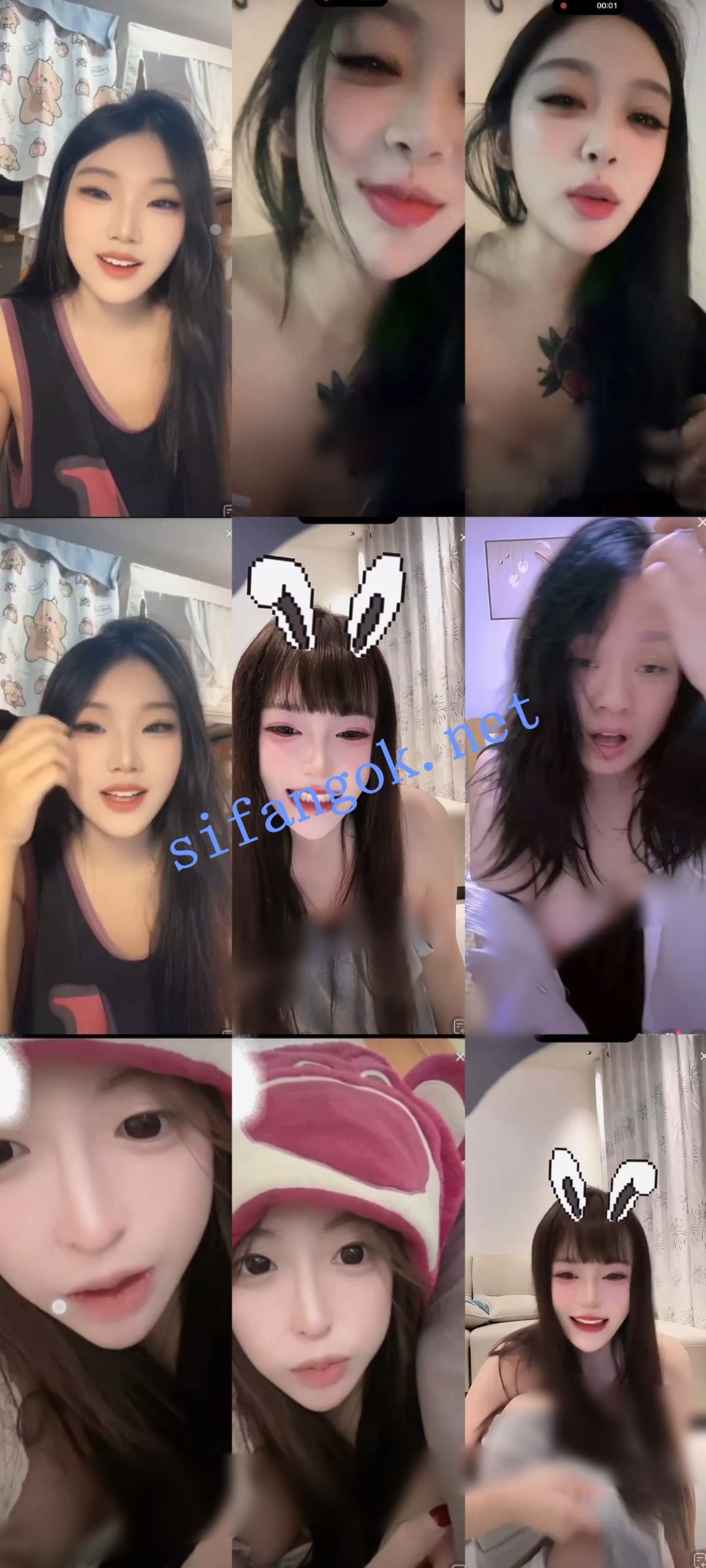 【抖音网红闪现】闪现露点 露穴 内衣内裤 各种精彩瞬间03【52P602V】【10.8G】 预览图 10