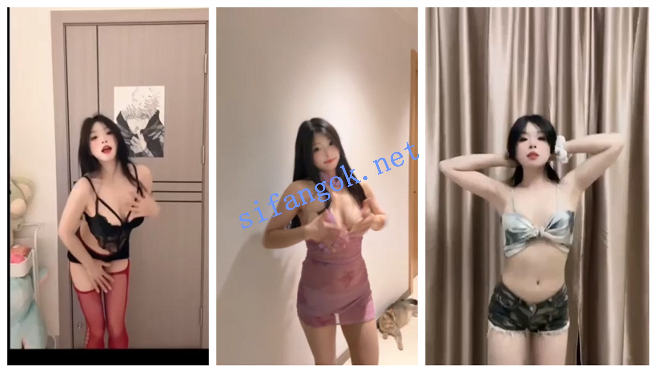 【抖音福利】大奶嫩妹【苦瓜哎】抖奶骚舞【8V】【135M】 预览图 3